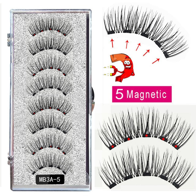 Eye/ MBA 5 Magnetic Eyelashes Curler Set