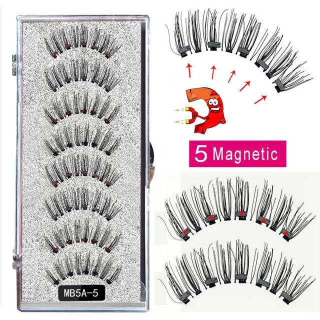 Eye/ MBA 5 Magnetic Eyelashes Curler Set