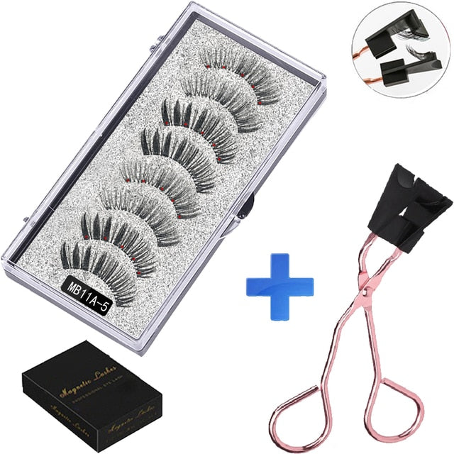 Eye/ MBA 5 Magnetic Eyelashes Curler Set