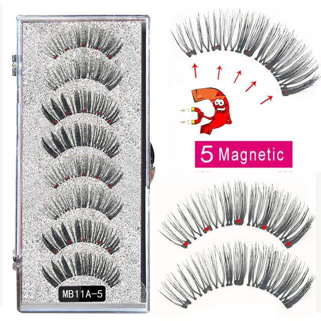 Eye/ MBA 5 Magnetic Eyelashes Curler Set