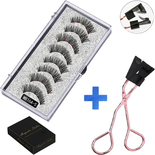 Eye/ MBA 5 Magnetic Eyelashes Curler Set