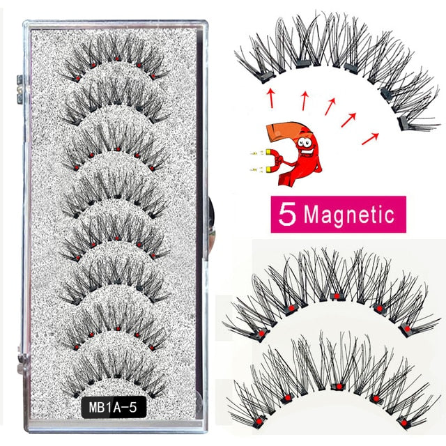 Eye/ MBA 5 Magnetic Eyelashes Curler Set