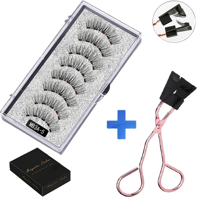 Eye/ MBA 5 Magnetic Eyelashes Curler Set