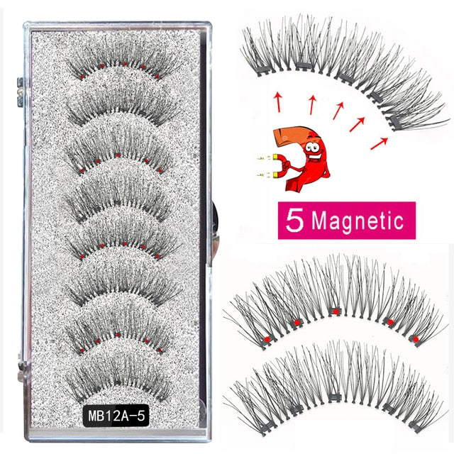 Eye/ MBA 5 Magnetic Eyelashes Curler Set