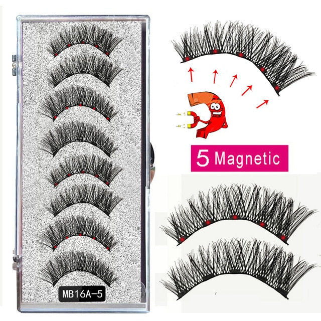 Eye/ MBA 5 Magnetic Eyelashes Curler Set