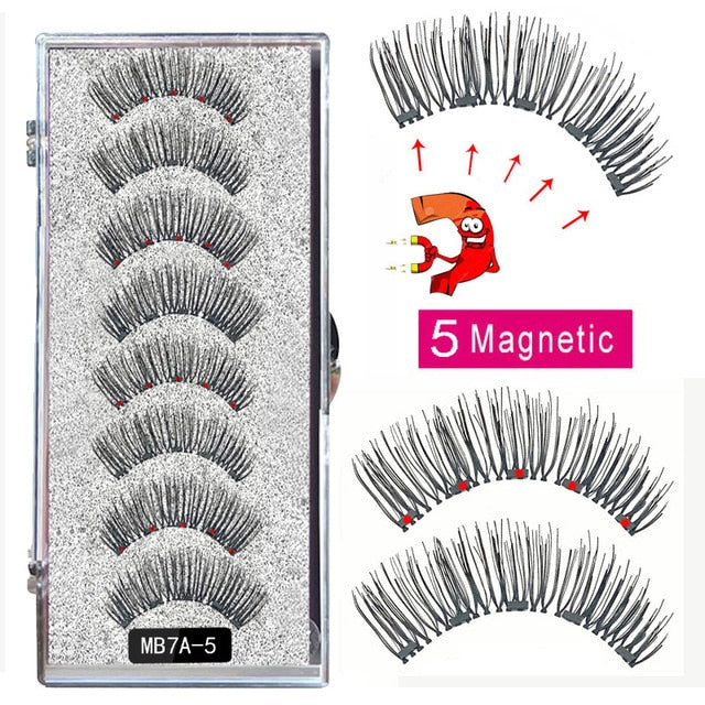 Eye/ MBA 5 Magnetic Eyelashes Curler Set