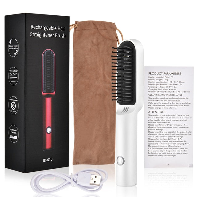 Hair/ Wireless Heating Hair Styling Comb