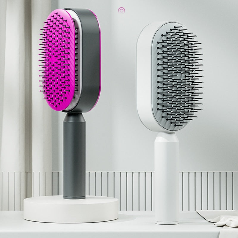 Hair/ Self Cleaning Hair Brush