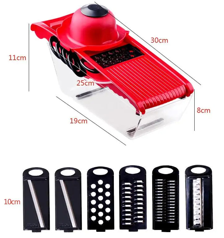 Kitchen Multifunction Kitchen Slicer 6 Blades