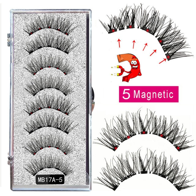 Eye/ MBA 5 Magnetic Eyelashes Curler Set