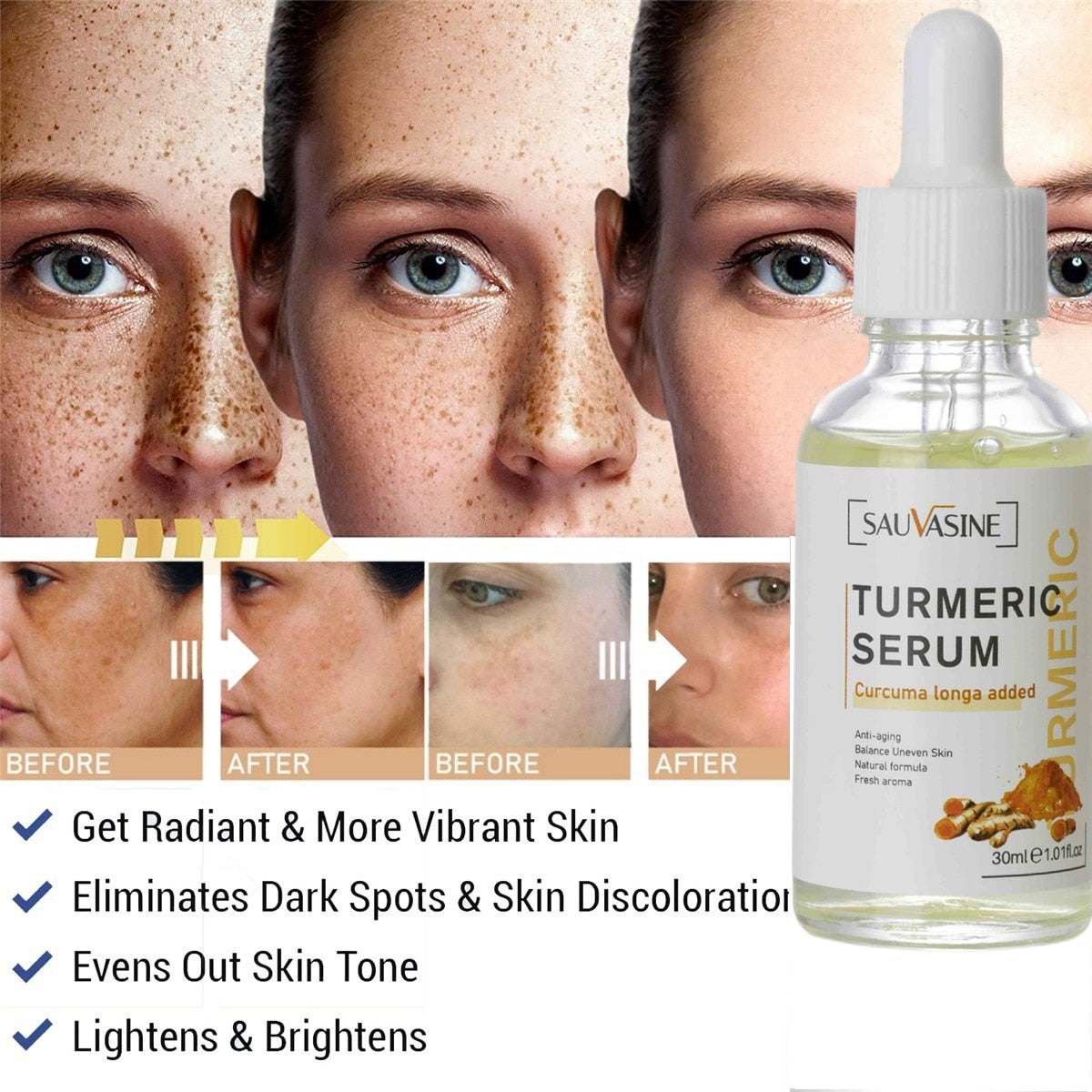 Face/ Turmeric Face Whitening Serum