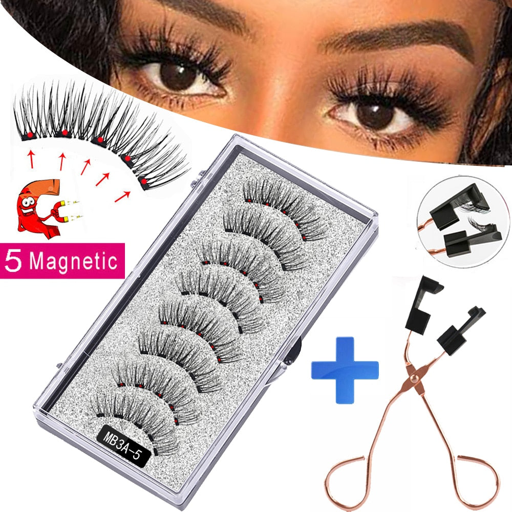 Eye/ MBA 5 Magnetic Eyelashes Curler Set