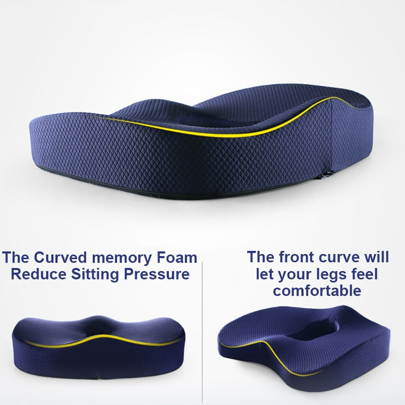 Orthopedic Pillow Memory Foam Seat Set