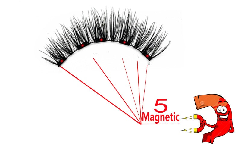 Eye/ MBA 5 Magnetic Eyelashes Curler Set