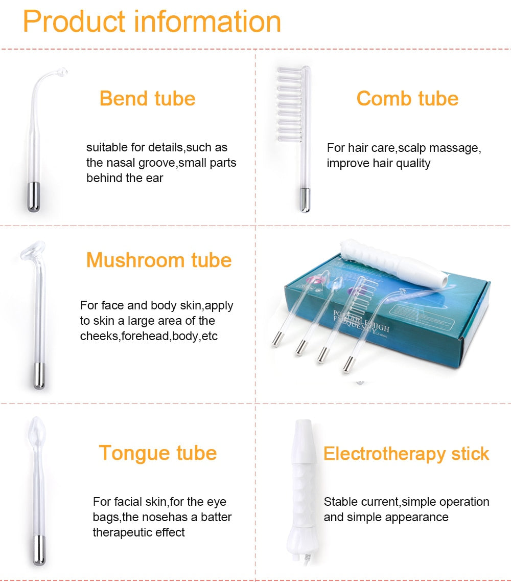 Face/ High Frequency Electrotherapy Wand