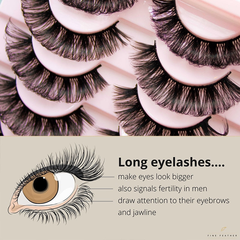 Eye/ Russian Strip Lashes Fluffy Mink